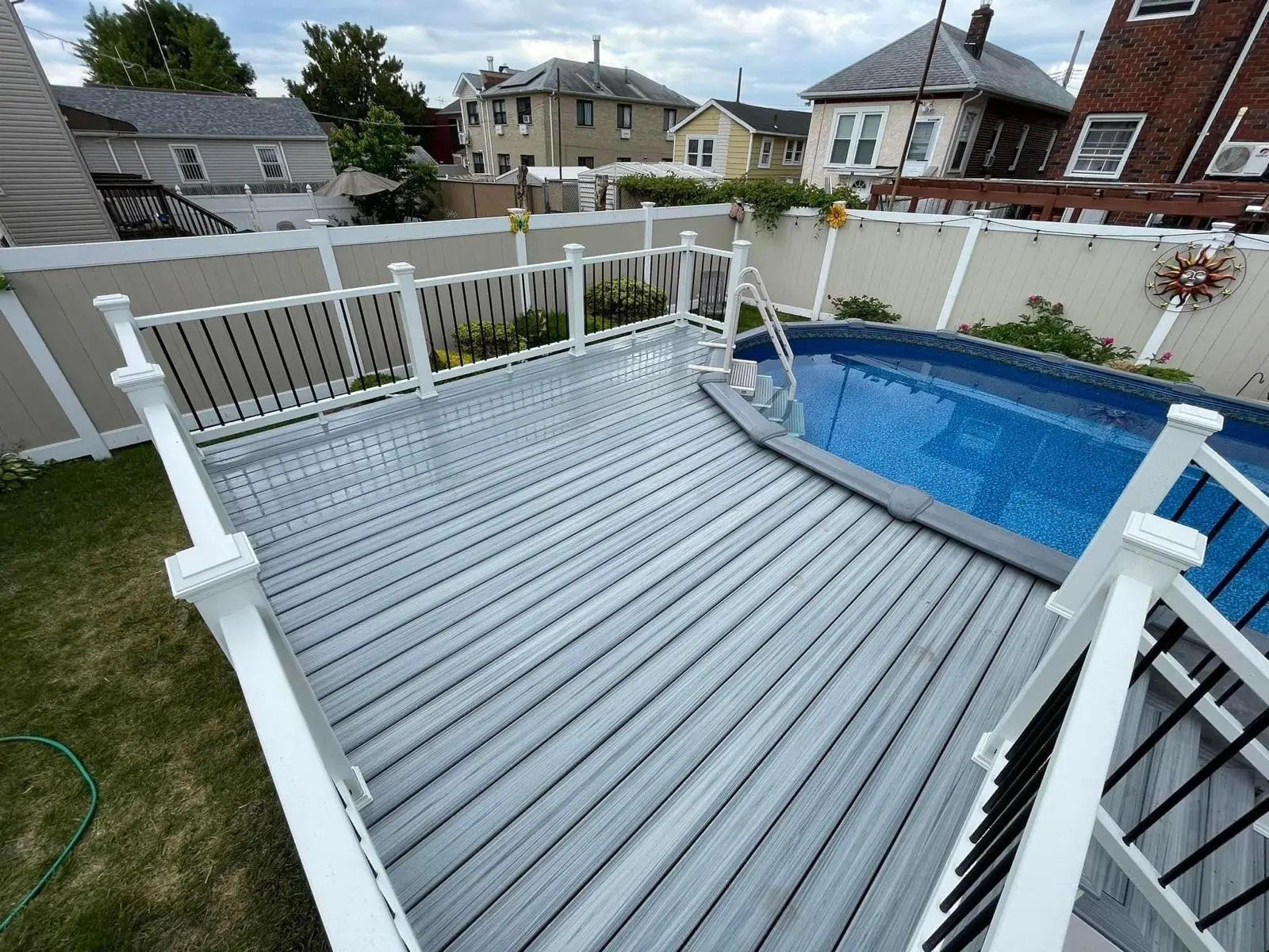 Pool deck built by ProDecks — ideal for moisture-resistant decking